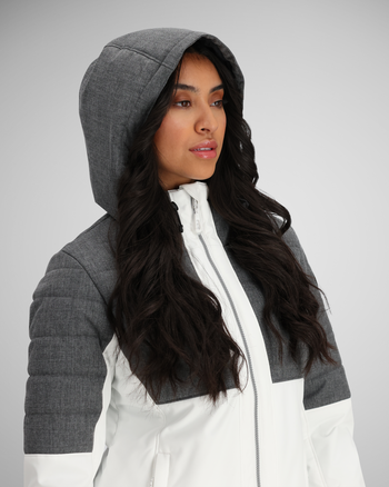 Attached, adjustable hood | Hoods are invaluable for extra protection and comfort in the elements. Depending on the style and its purpose, all Obermeyer hoods offer a wide range of adjustments. Each hood is specifically designed with each jacket style to best shelter your head and neck in challenging weather conditions.