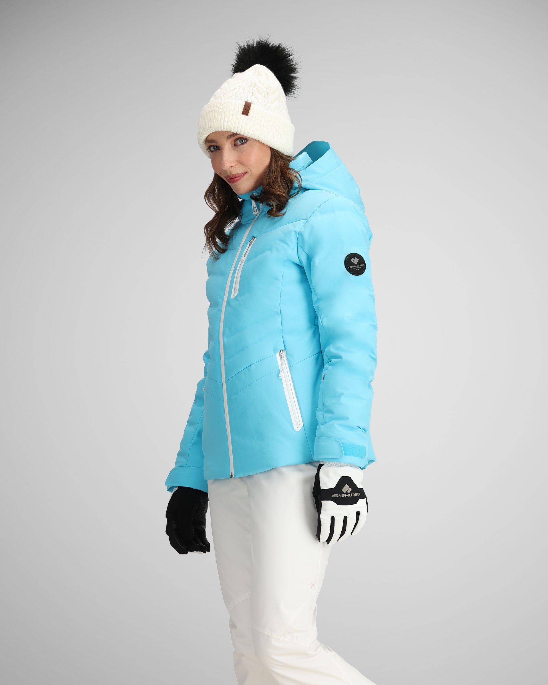 Obermeyer Women 2024 Teal Snowboard Ski Snow Coat 8