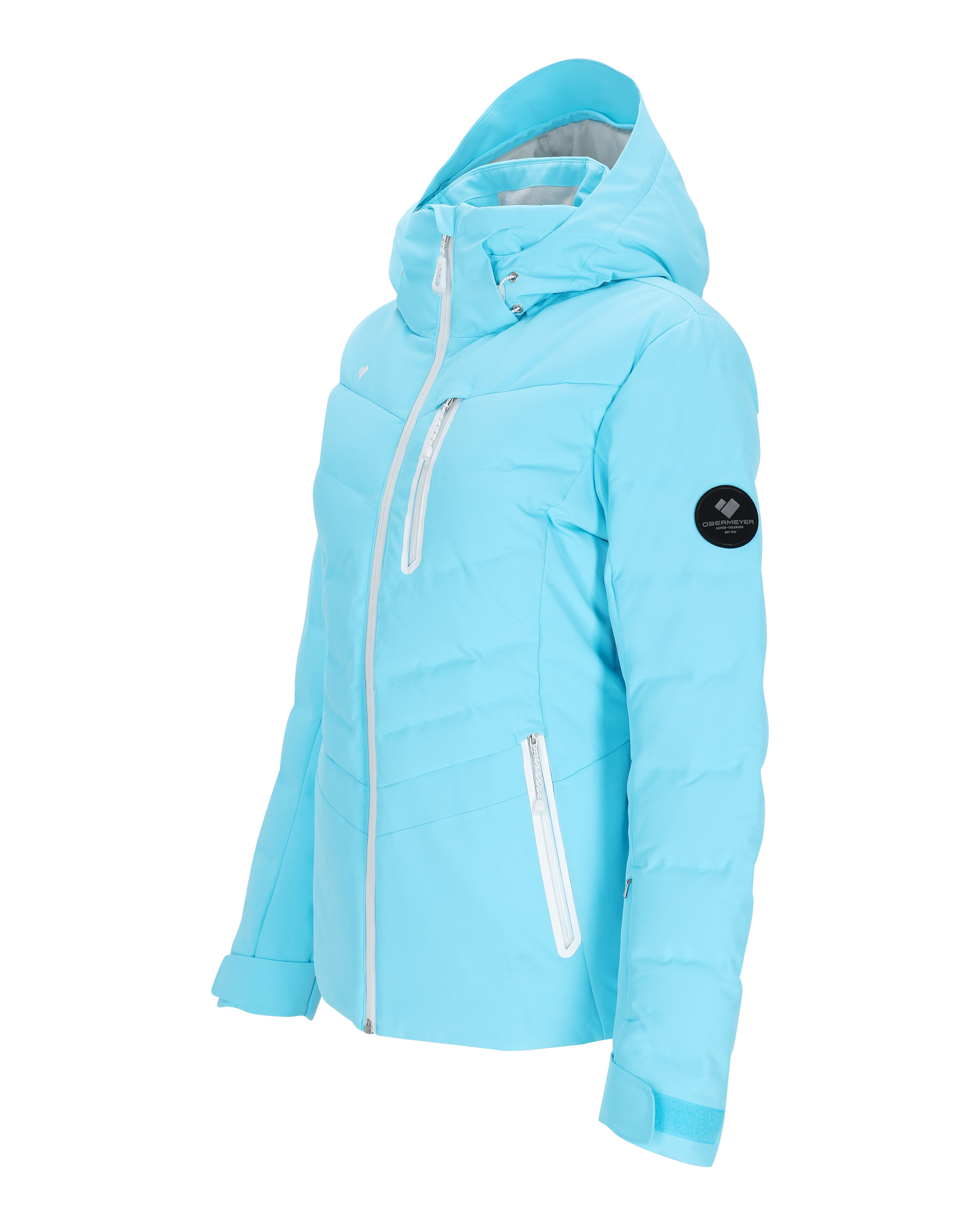 Obermeyer Cosima Down Jacket Women s 8 Snow Geo