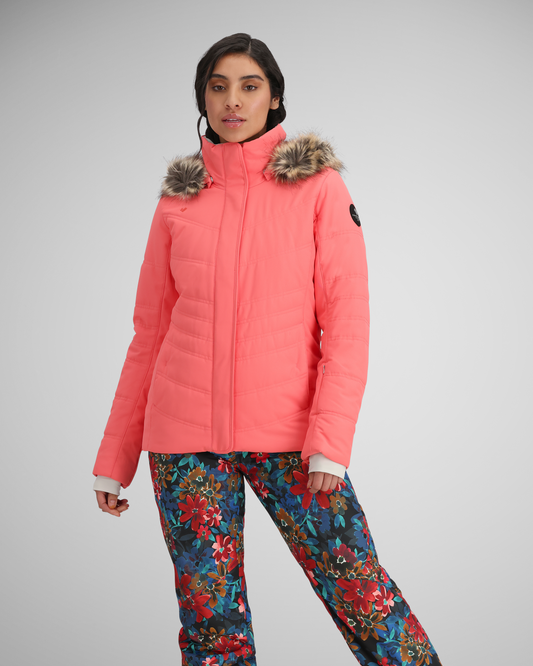 Thermic Ski Insulation Women White/Pink Calcetines de esquí mujer :  Snowleader