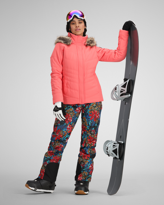 Thermic Ski Warm Lady Coral Chaussettes de ski femme : Snowleader