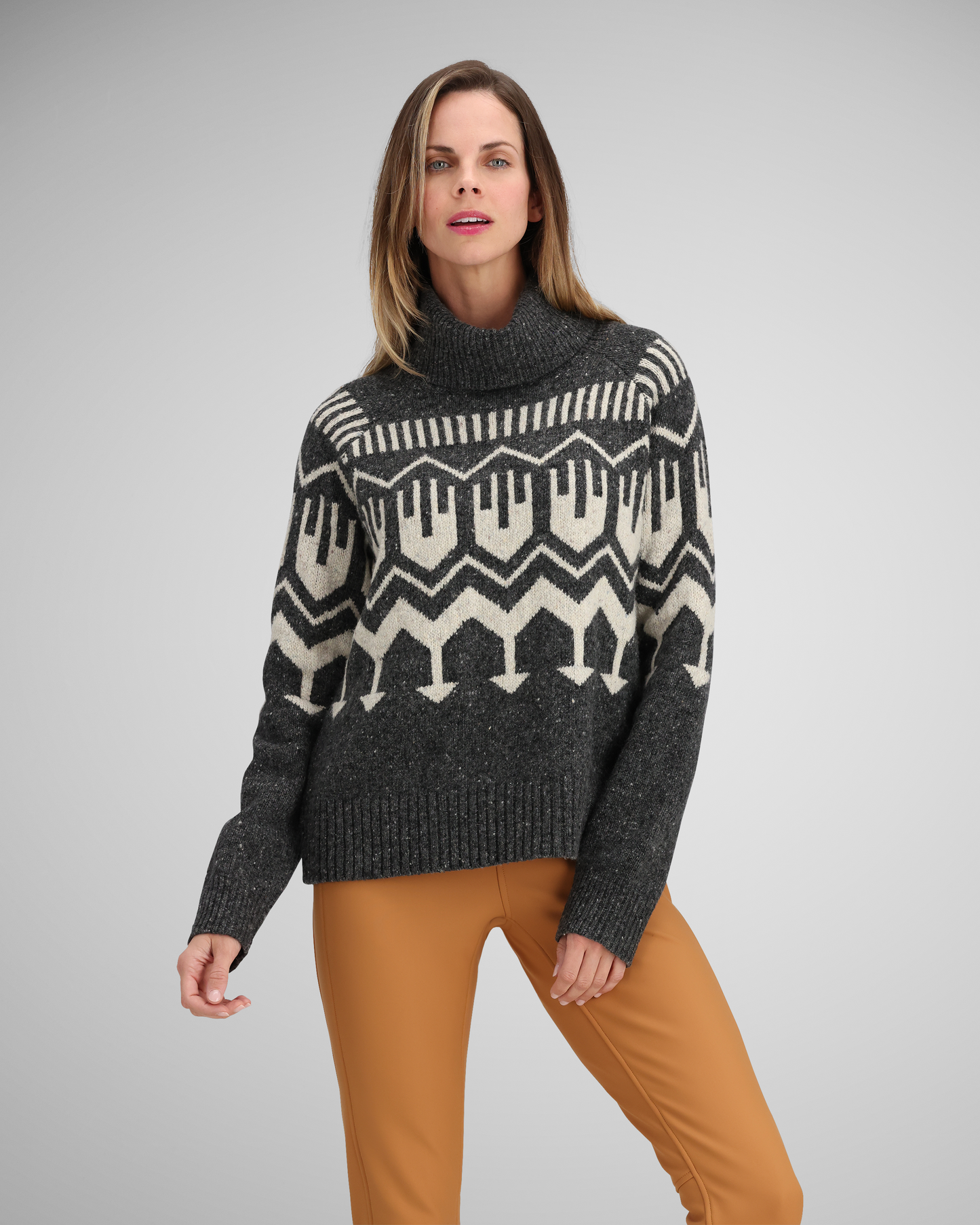 Coutures inversees turtleneck sweater