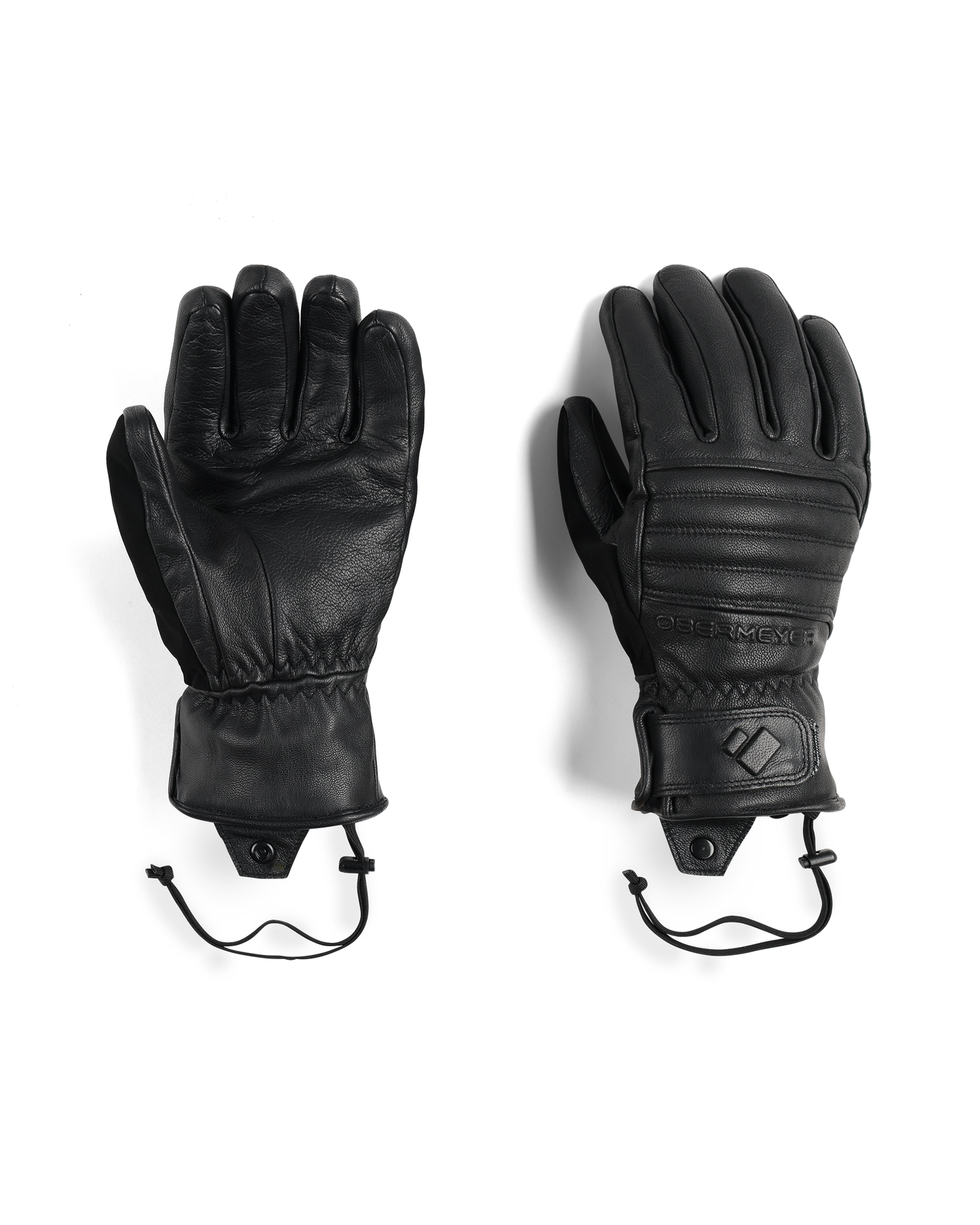 Obermeyer Leather Glove Men's, Black, L