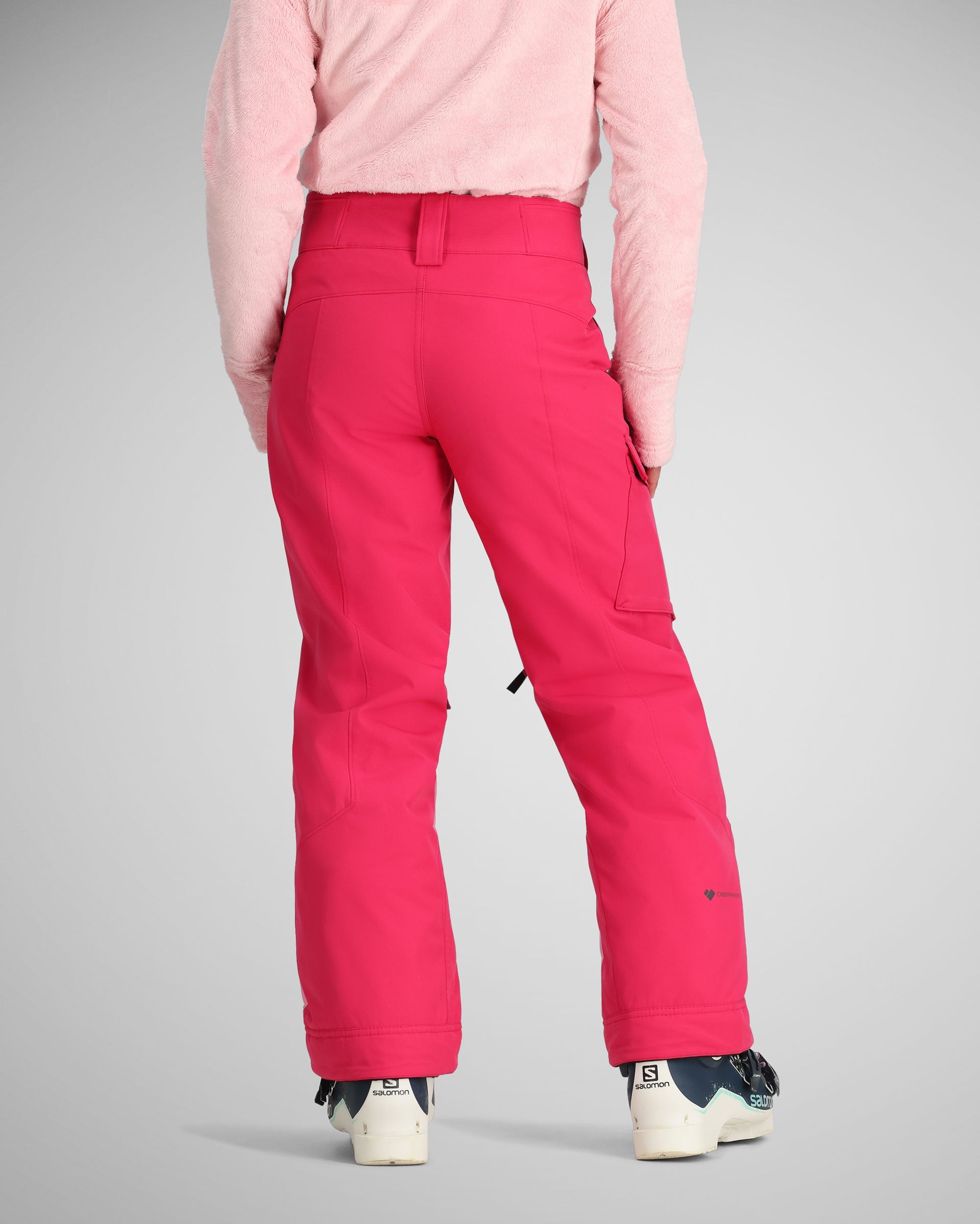 OBERMEYER Twilight Ski Snowboard Pants Pink 12 Junior EXTENDS LENGTH good BY 2