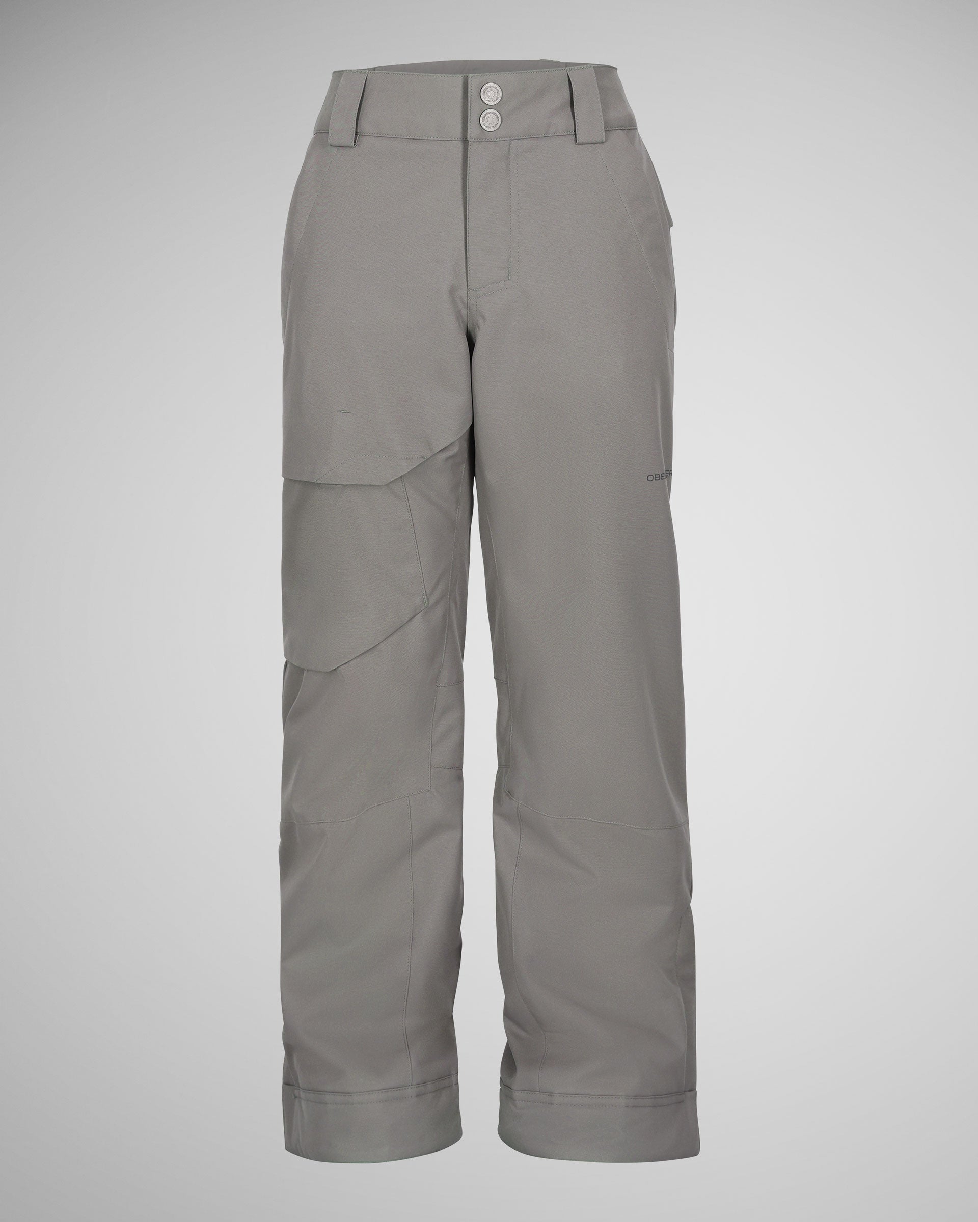 NWOT NEW Obermeyer teen boys brisk high quality snow pants size L 14-16 14 16 grey gun powder