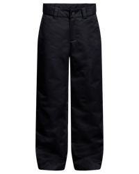 
Black wide-leg work pants shown flat against a solid white background.